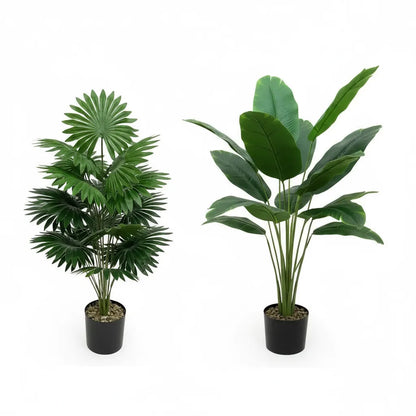 Lot de 2 plantes Artificielles | Artiflora 12 Feuilles