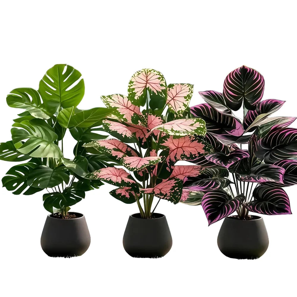 Lot de 3 Plantes Artificielles | Artiflora