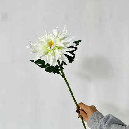 Lot de 5 Dahlia Artificielle | Artiflora Blanc