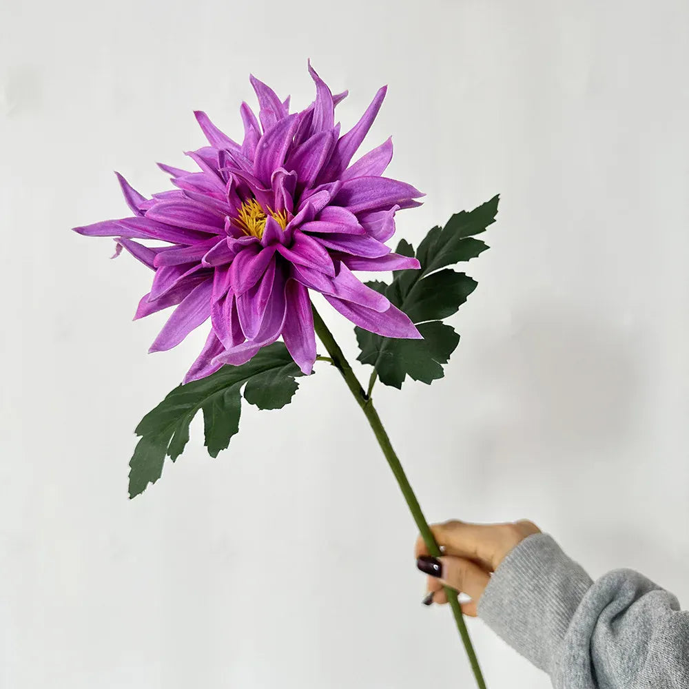 Lot de 5 Dahlia Artificielle | Artiflora Mauve