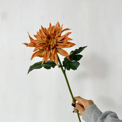 Lot de 5 Dahlia Artificielle | Artiflora Orange