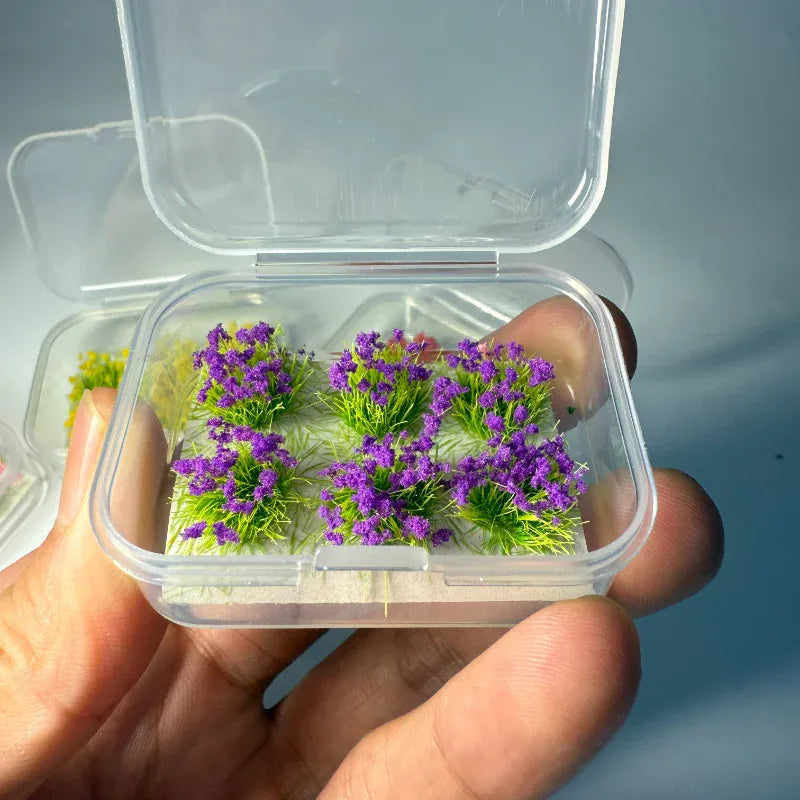 Lot de 6 fleurs artificielles | Artiflora Purple