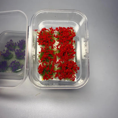 Lot de 6 fleurs artificielles | Artiflora Red