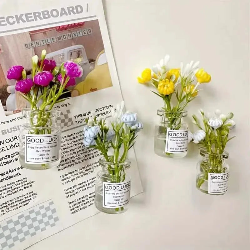 Lot de 8 mini fleurs artificielles | Artiflora