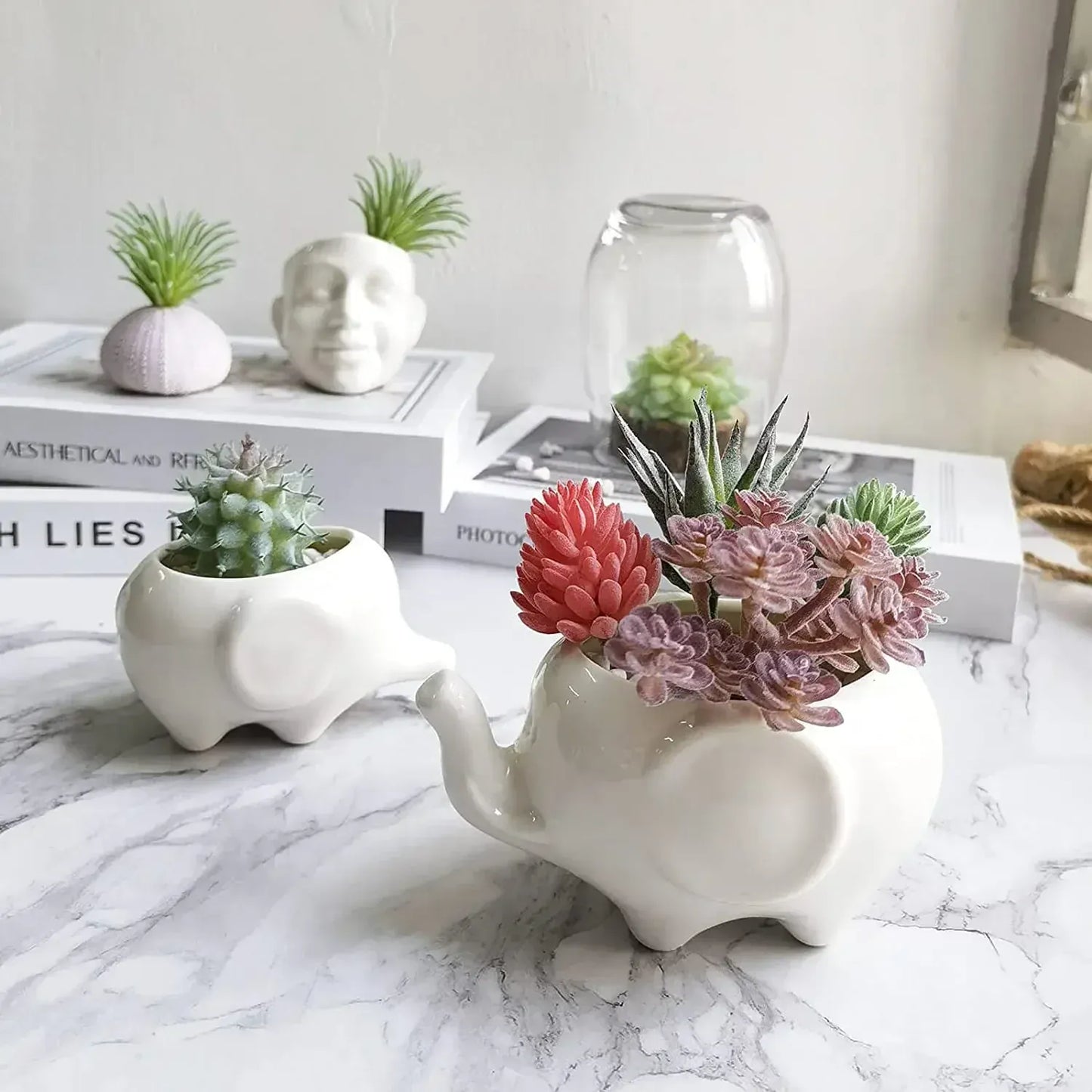 lot de 9 Succulentes Artificielles | Artiflora