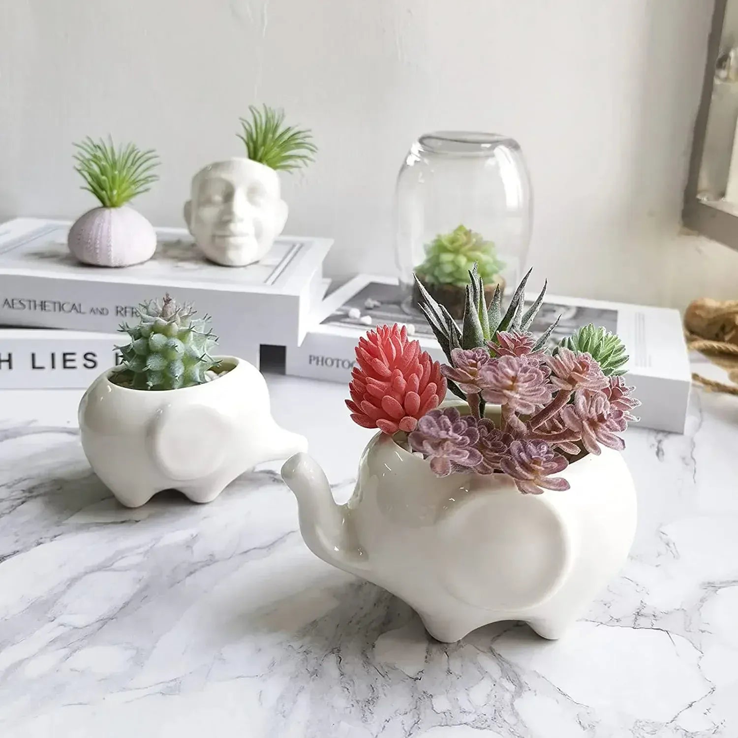 lot de 9 Succulentes Artificielles | Artiflora