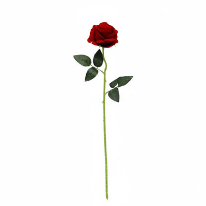 Lot de Roses Artificielles | Artiflora Rouge Sombre / 12PCS