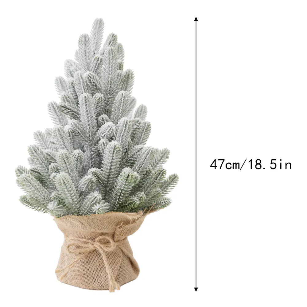 Mini Sapin de Noël Artificiel Blanc - L
