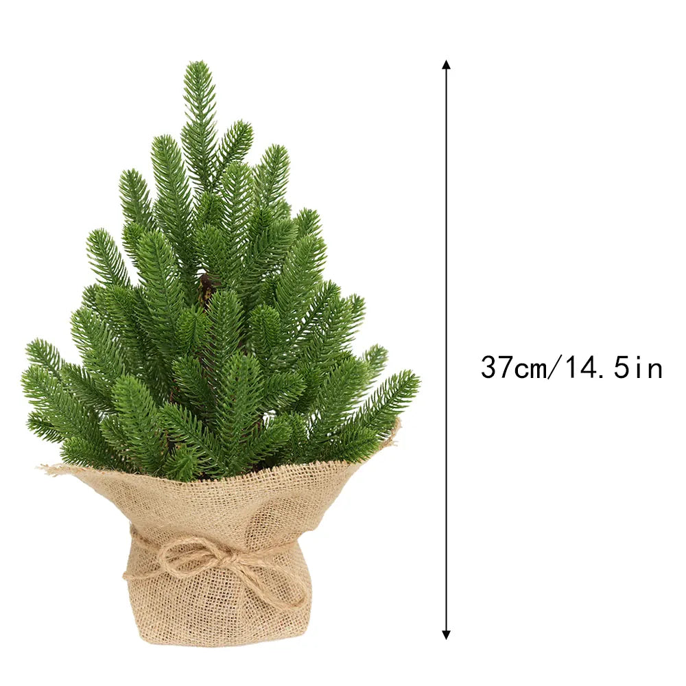 Mini Sapin de Noël Artificiel Vert - M