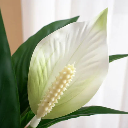 Monstera Artificiel en Fleur | Artiflora Blanc