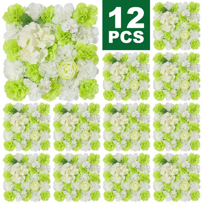Mur de Fleurs Artificielles | Artiflora Vert
