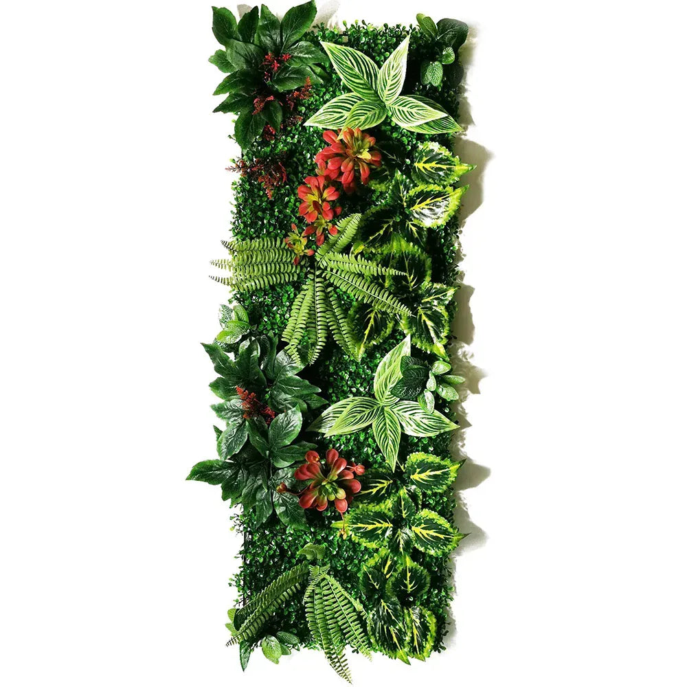 Mur de Verdure Artificielle - Feuilles
