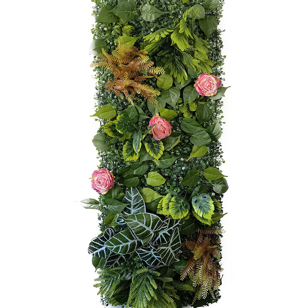 Mur Végétal Artificiel avec Roses