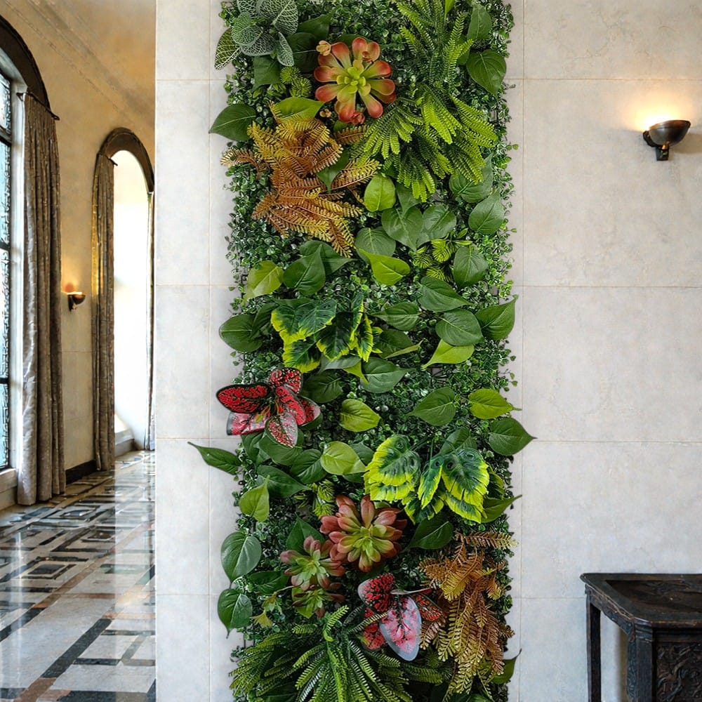 Mur Végétal Artificiel avec Succulente