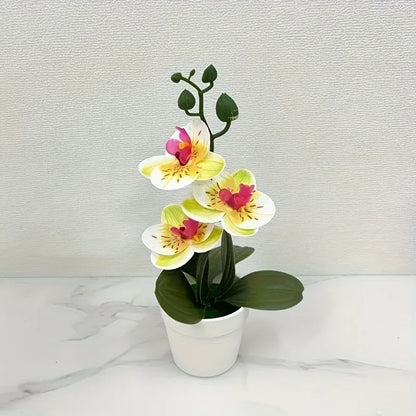 Orchidées Artificielles | Artiflora Blanc Taché