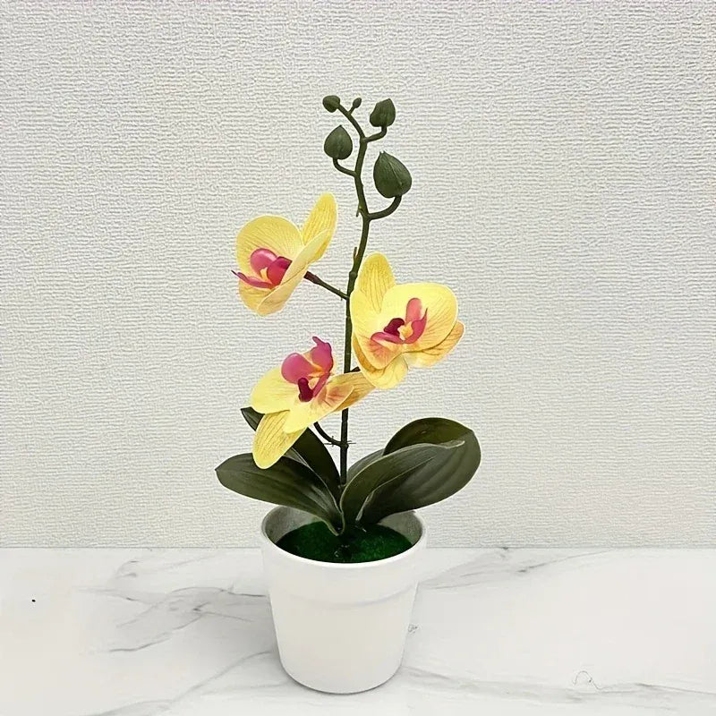 Orchidées Artificielles | Artiflora Jaune