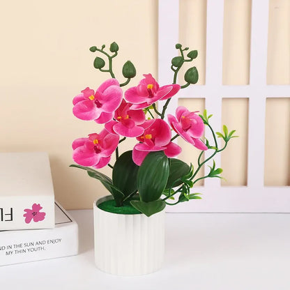 Orchidées Artificielles Bicolores | Artiflora Magenta