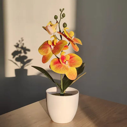 Orchidées Artificielles Réalistes | Artiflora Orange