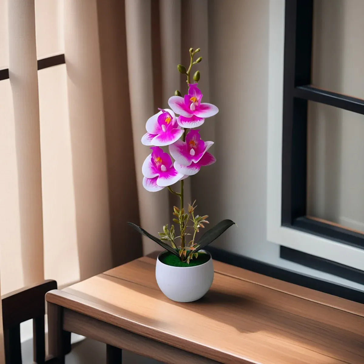 Orchidées Artificielles XXL | Artiflora Blanche-Rouge-Rose