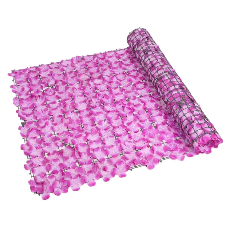 Panneau de Fleurs Artificielles Violet