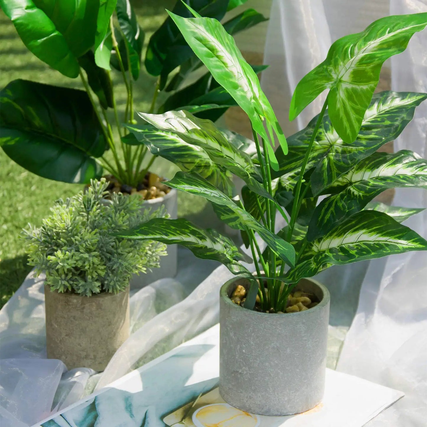 Plante artificielle Extérieur | Artiflora Vert