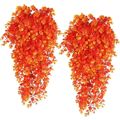 Plante Artificielle Suspendue | Artiflora Orange / 1 pièce
