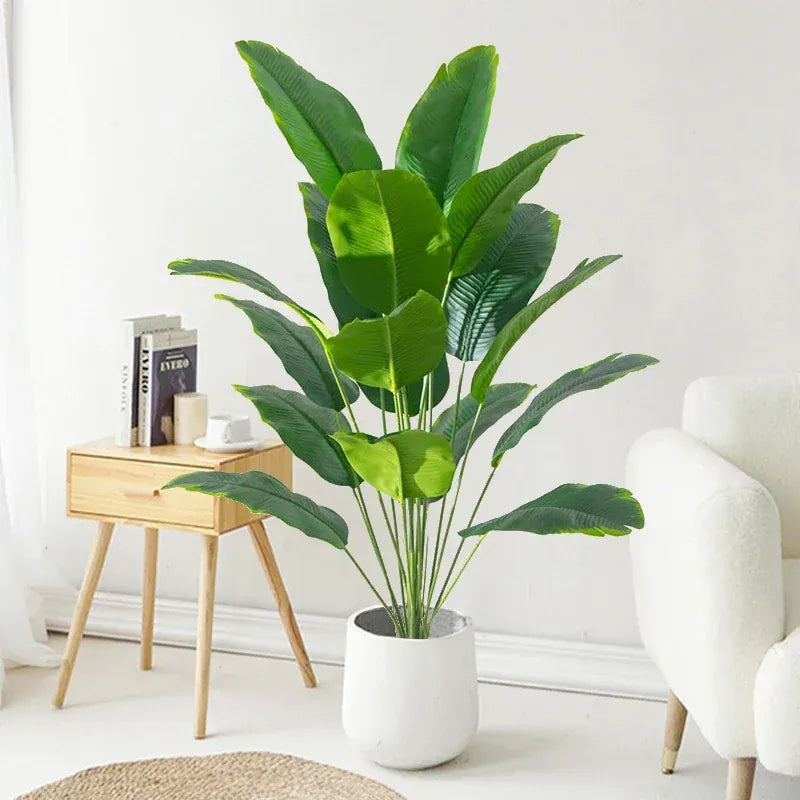 Plante Artificielle Tropicale | Artiflora 65cm - 12 Feuilles