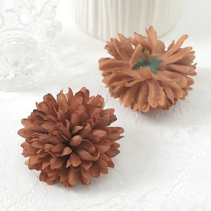 Pompoms de Fleurs | Artiflora Marron / 5Pcs