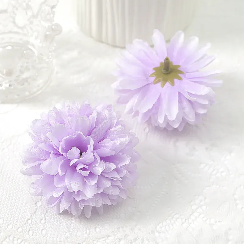 Pompoms de Fleurs | Artiflora Mauve / 5Pcs