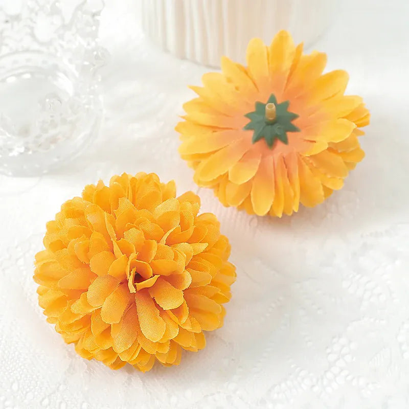 Pompoms de Fleurs | Artiflora Orange / 5Pcs