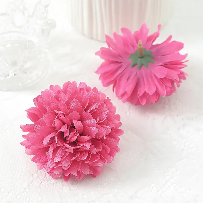 Pompoms de Fleurs | Artiflora Rouge Rose / 5Pcs