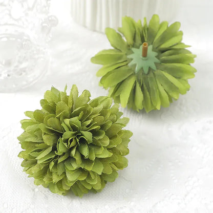 Pompoms de Fleurs | Artiflora Vert Foncé / 5Pcs