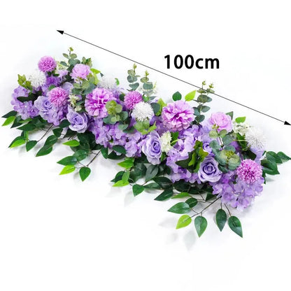 Rangées de Roses Artificielles | Artiflora Violet