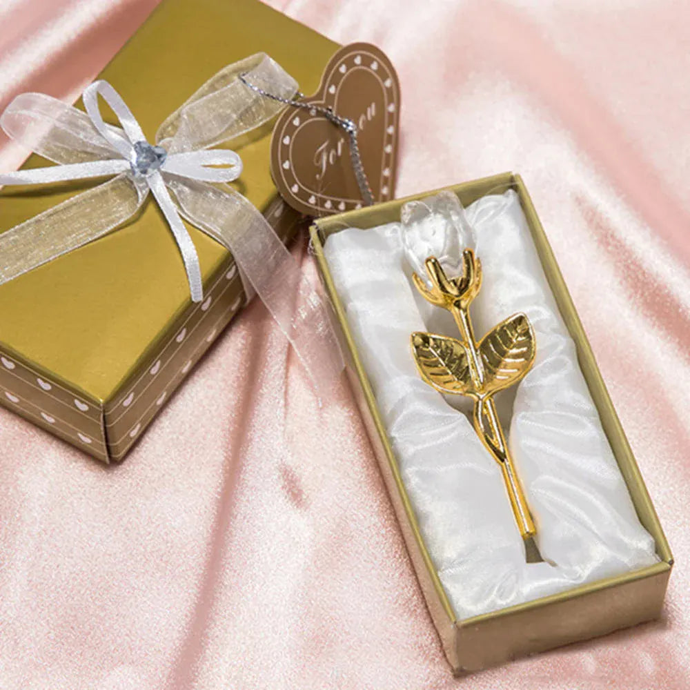 Rose Cristal Gold Blanc