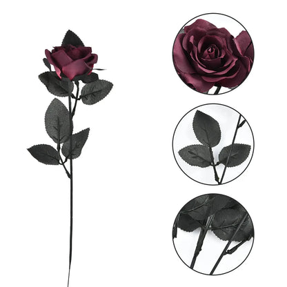 Roses Rouges foncés Artificielles | Artiflora