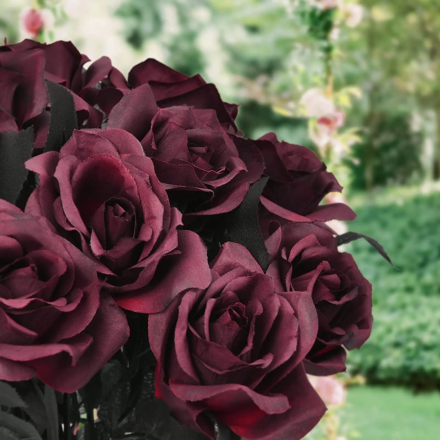 Roses Rouges foncés Artificielles | Artiflora