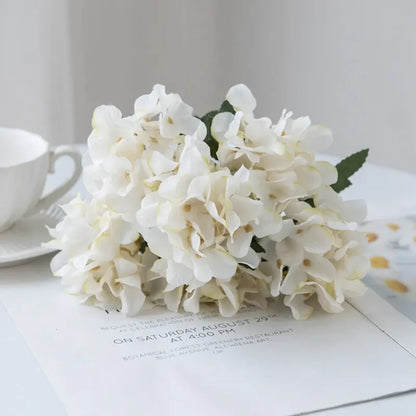 Tige d'Hortensia Artificielle | Artiflora Blanc