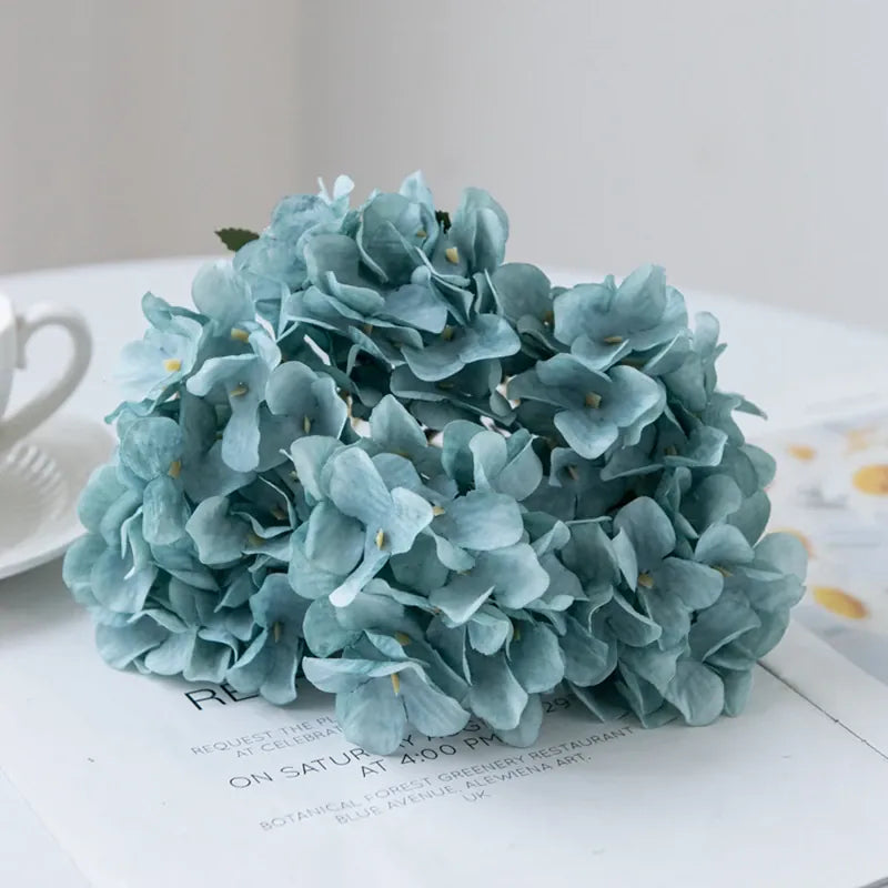 Tige d'Hortensia Artificielle | Artiflora Bleu Ciel