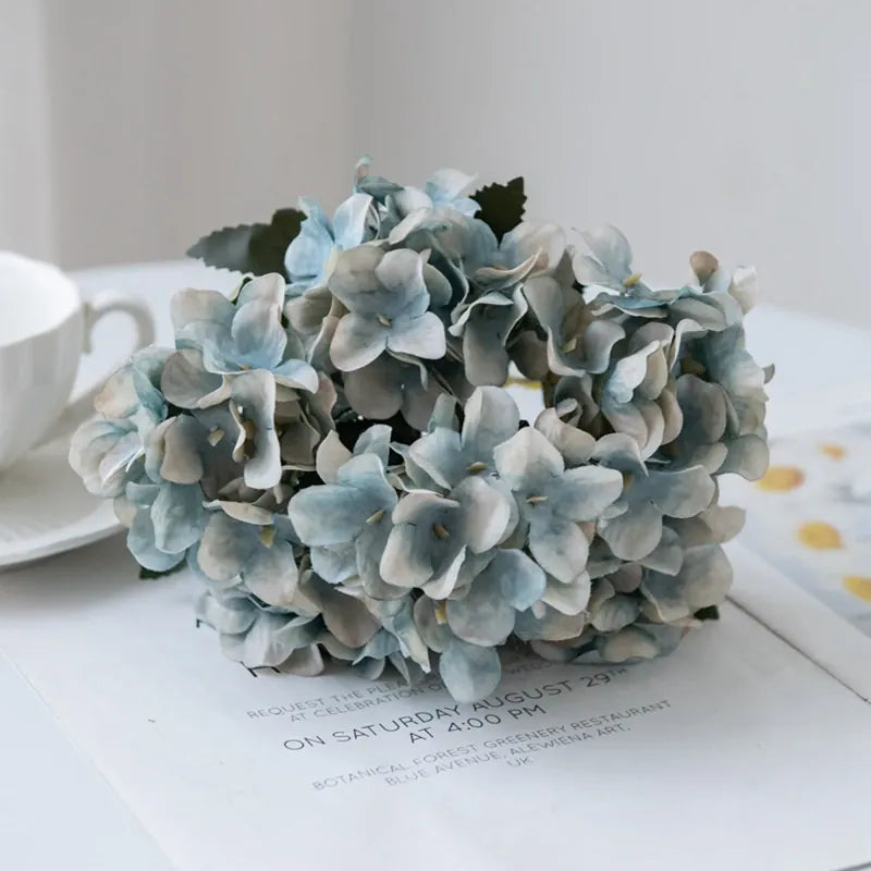 Tige d'Hortensia Artificielle | Artiflora Bleu Clair