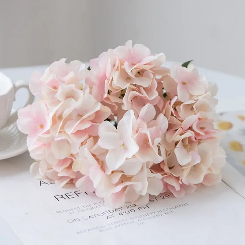 Tige d'Hortensia Artificielle | Artiflora Rosé
