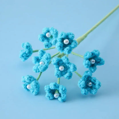 TIge de Gypsophile Tricotée | Artiflora Bleu Clair
