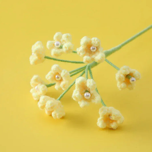 TIge de Gypsophile Tricotée | Artiflora Jaune