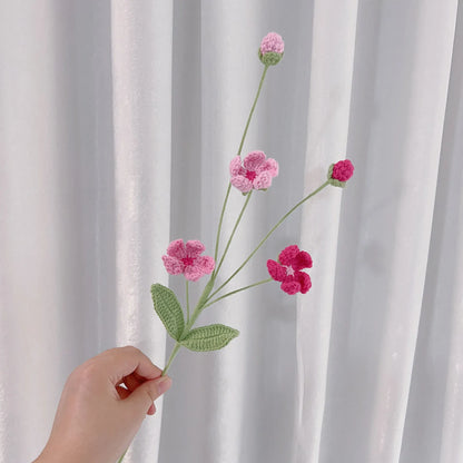 Tige de petites Fleurs Tricotées | Artiflora Rouge