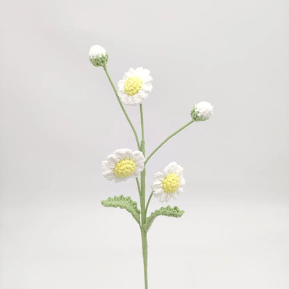 Tige de Plusieurs Fleurs Tricotées | Artiflora Blanc