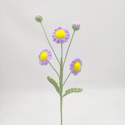 Tige de Plusieurs Fleurs Tricotées | Artiflora Mauve