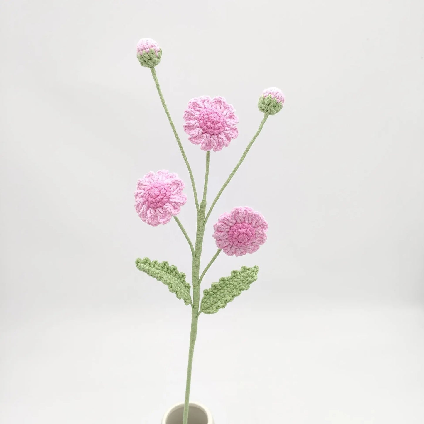 Tige de Plusieurs Fleurs Tricotées | Artiflora Rose