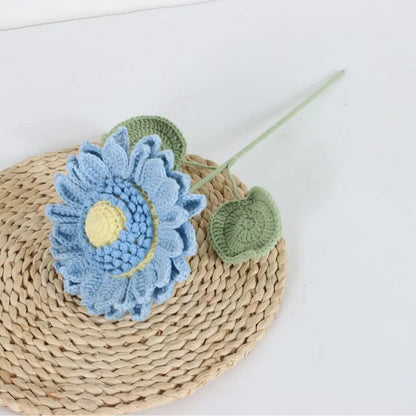 Tournesol Tricotée | Artiflora Bleu L