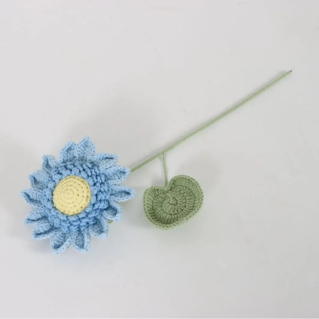 Tournesol Tricotée | Artiflora Bleu S