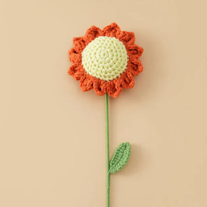 Tournesol Tricotée Bicolore | Artiflora Orange