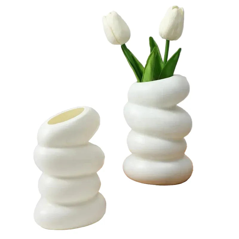 Vase Blanc Style Nordique